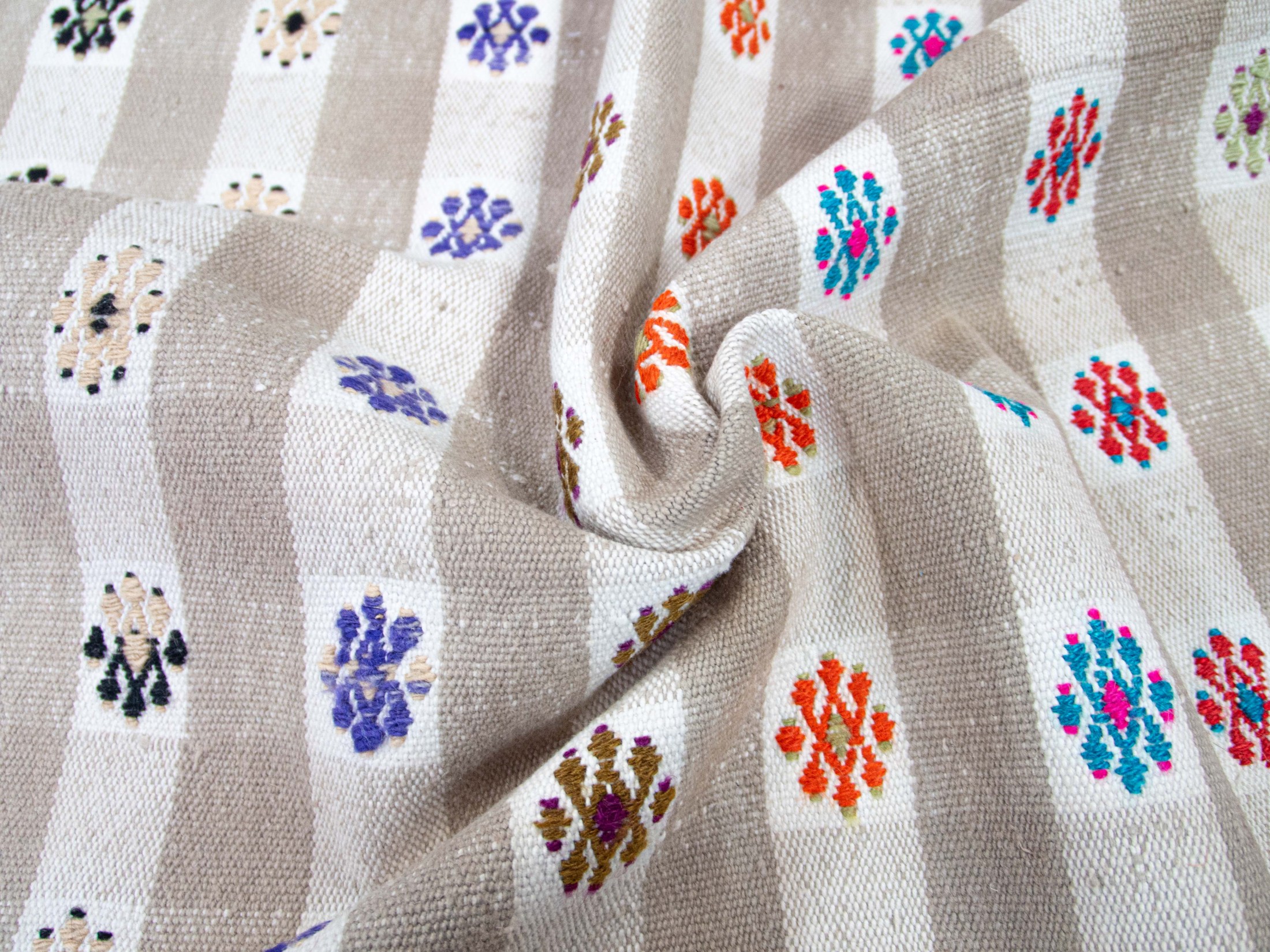 Turkish cotton kilim rug Adana kilim