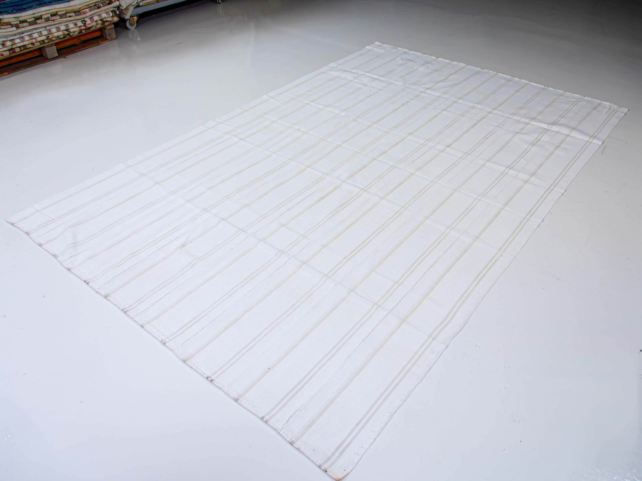 Turkish cotton kilim rug Adana kilim