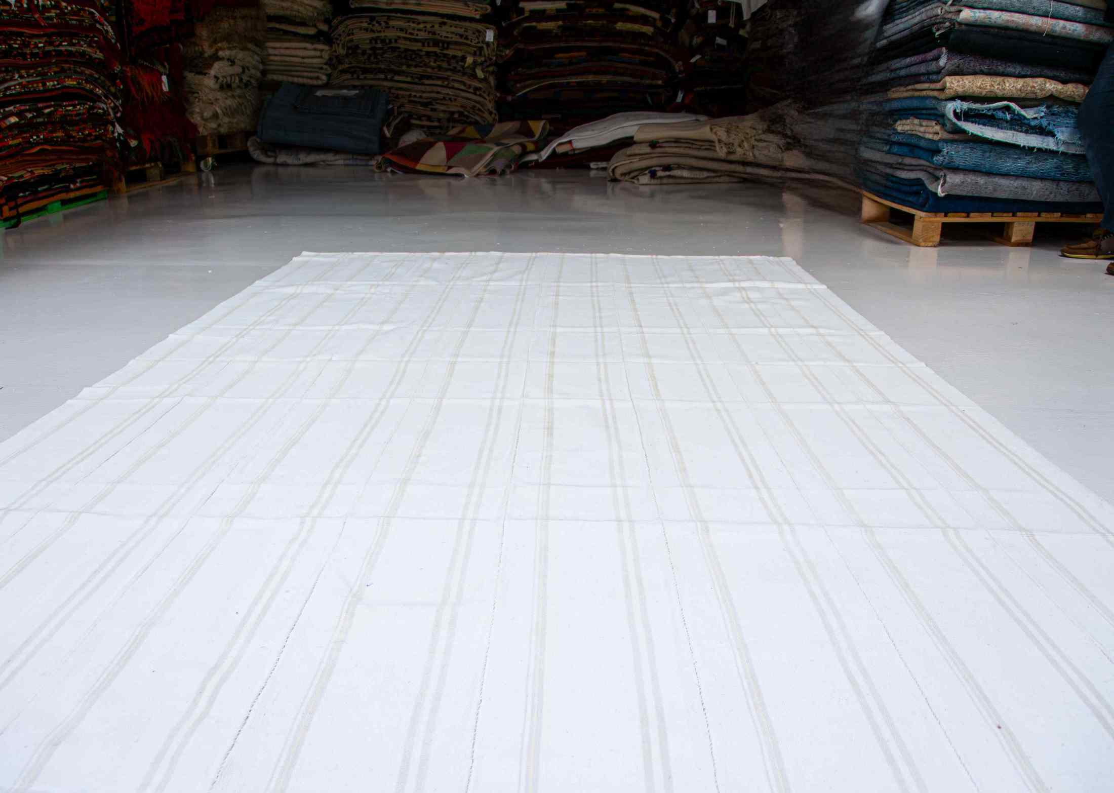 Turkish cotton kilim rug Adana kilim