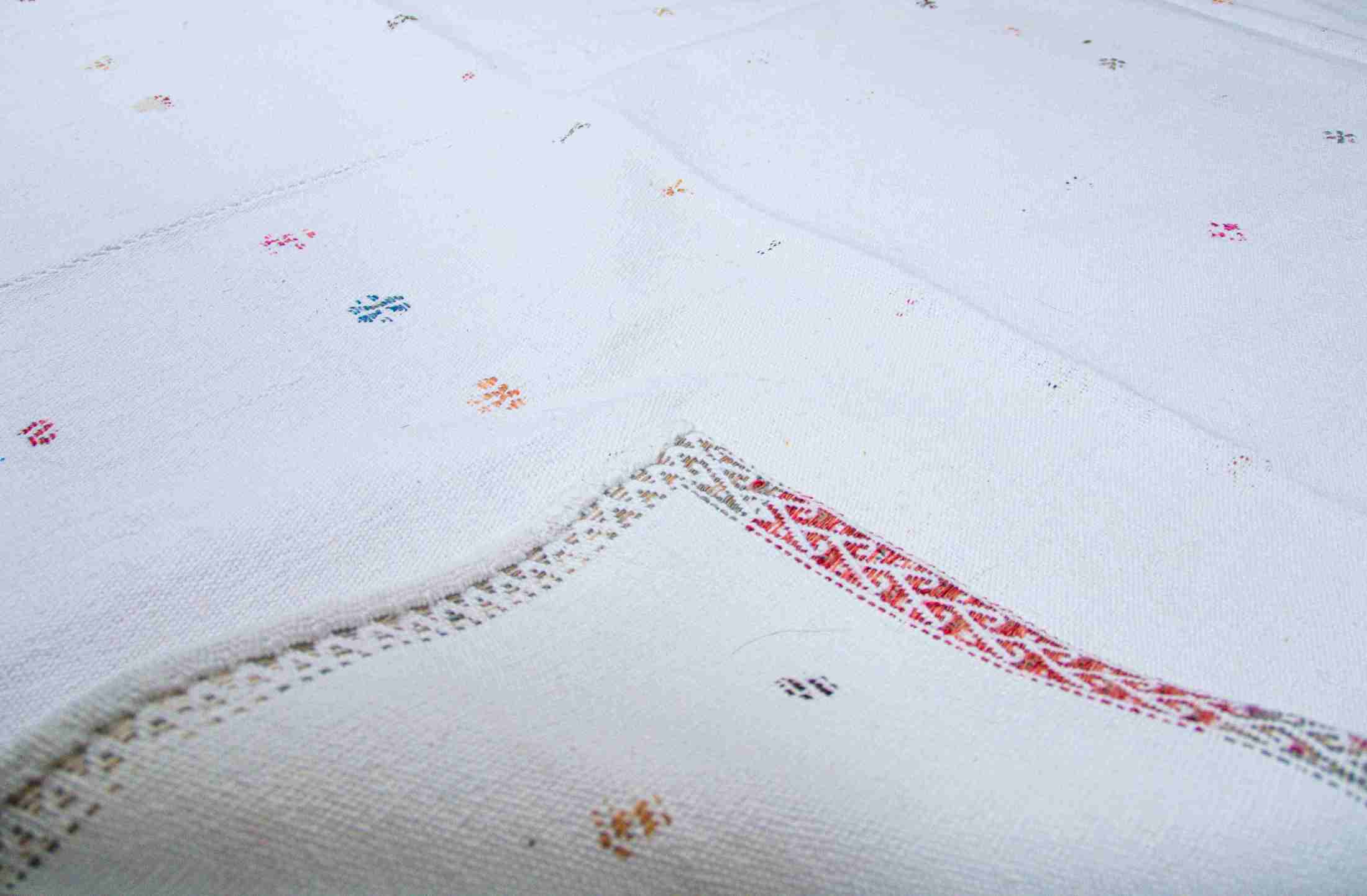 Turkish cotton kilim rug Adana kilim