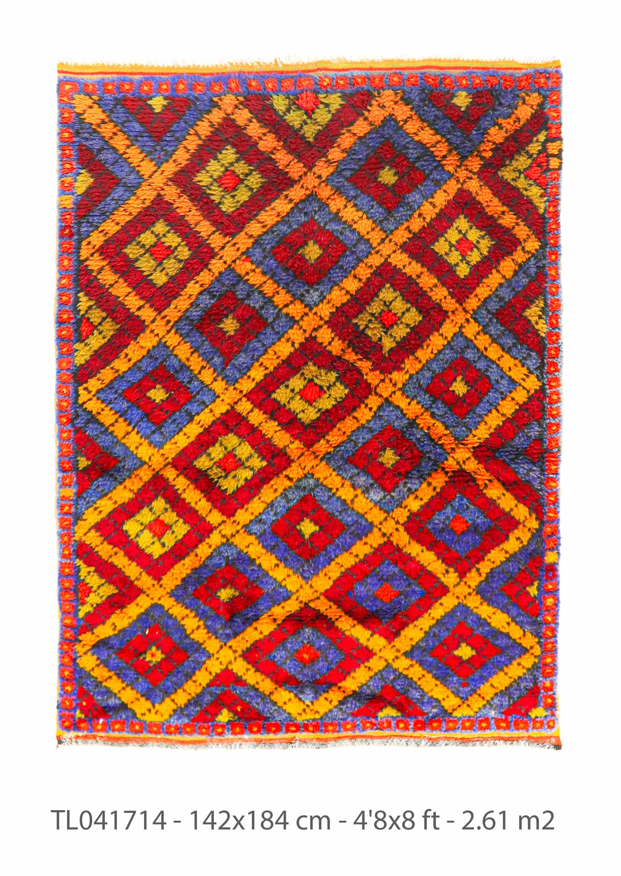 Authentic Vintage Turkish Tulu Rugs