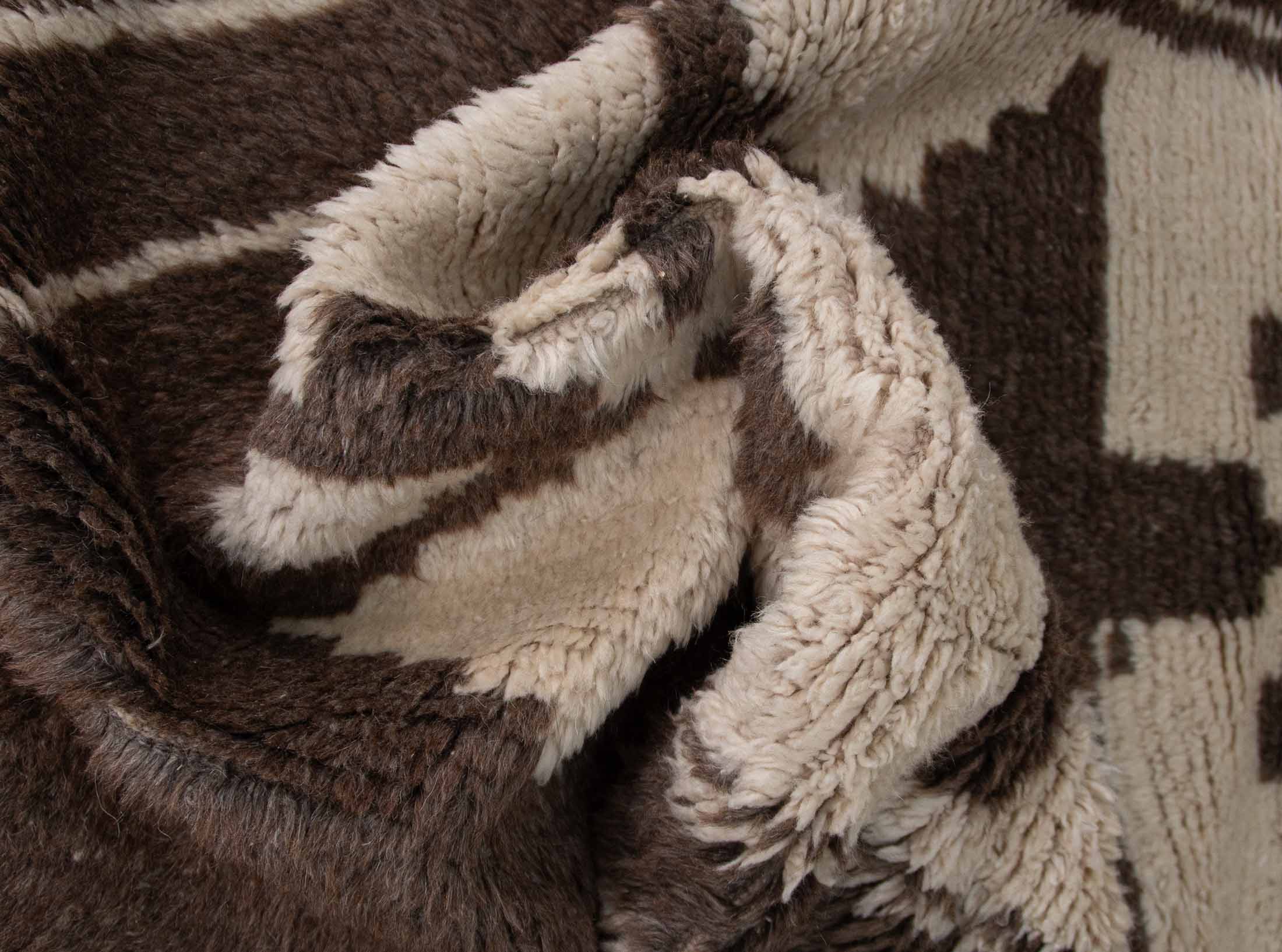 Authentic Vintage Turkish Tulu Rugs : Authentic Vintage Turkish Tulu Rugs : brown beige geometric accent rug