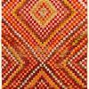 Authentic Vintage Turkish Tulu Rugs : Multi color checkered Carpet
