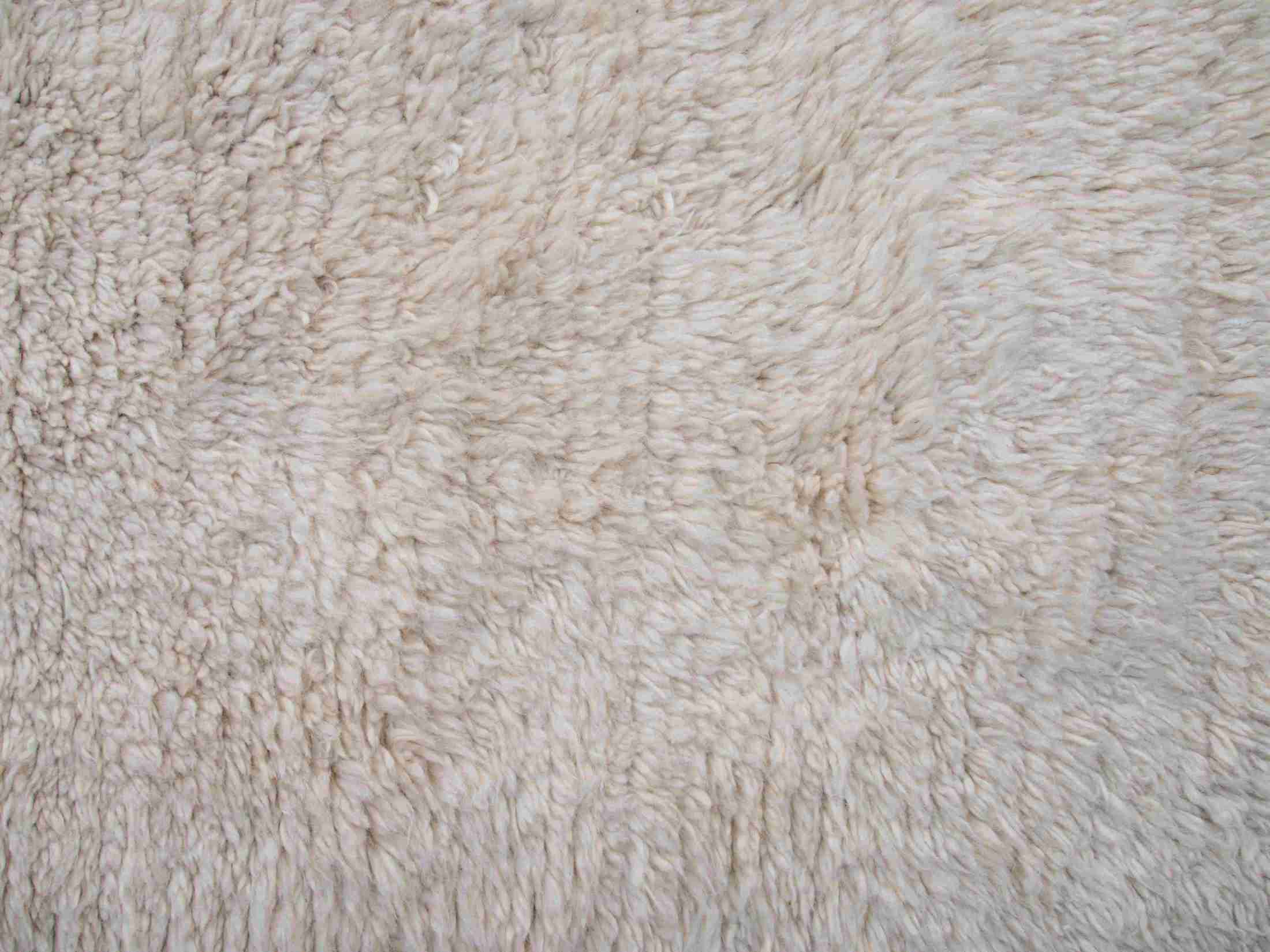Authentic Vintage Turkish Tulu Rugs : Authentic Vintage Turkish Tulu Rugs : solid natural white color