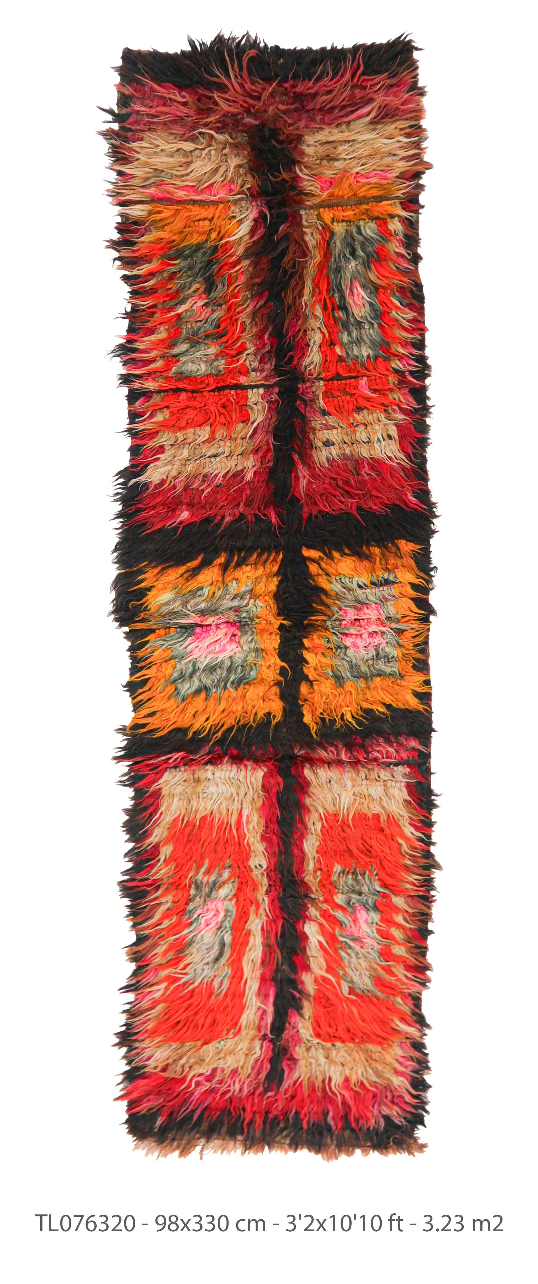 Authentic Vintage Turkish Tulu Rugs