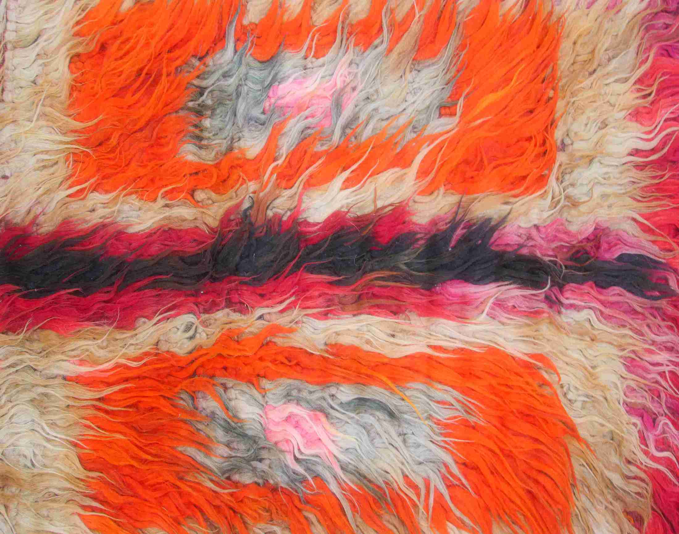 Authentic Vintage Turkish Tulu Rugs