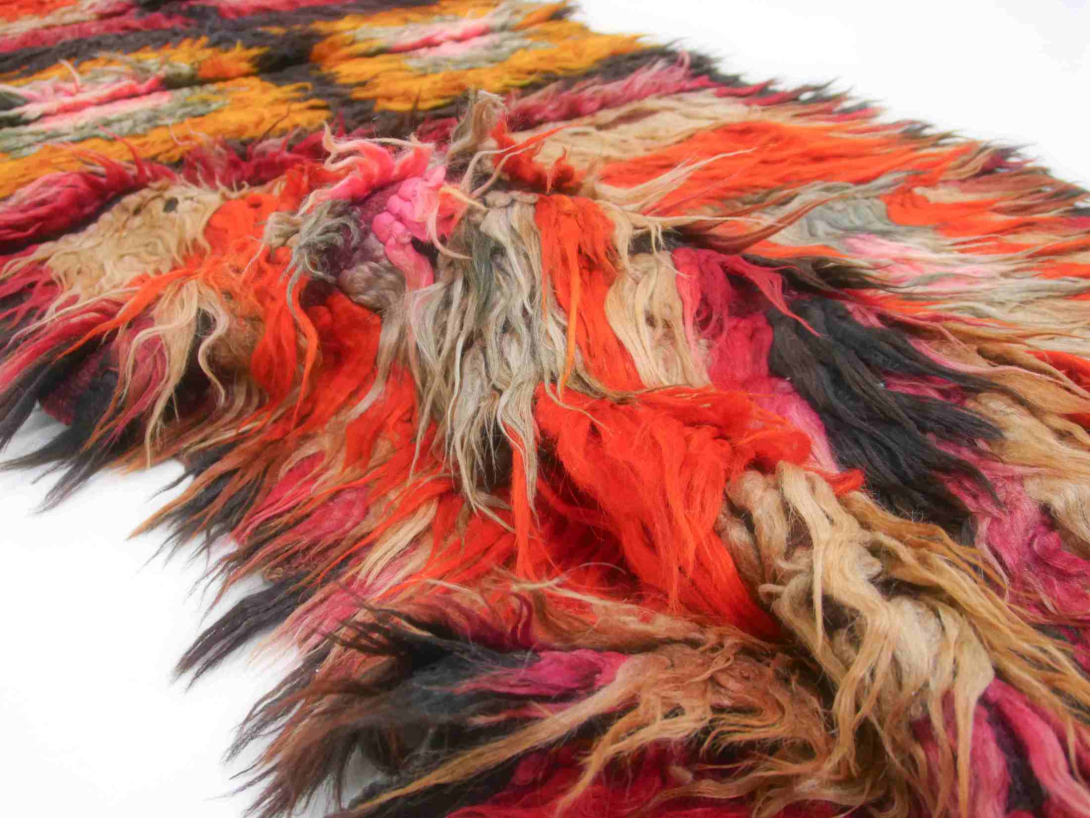 Authentic Vintage Turkish Tulu Rugs