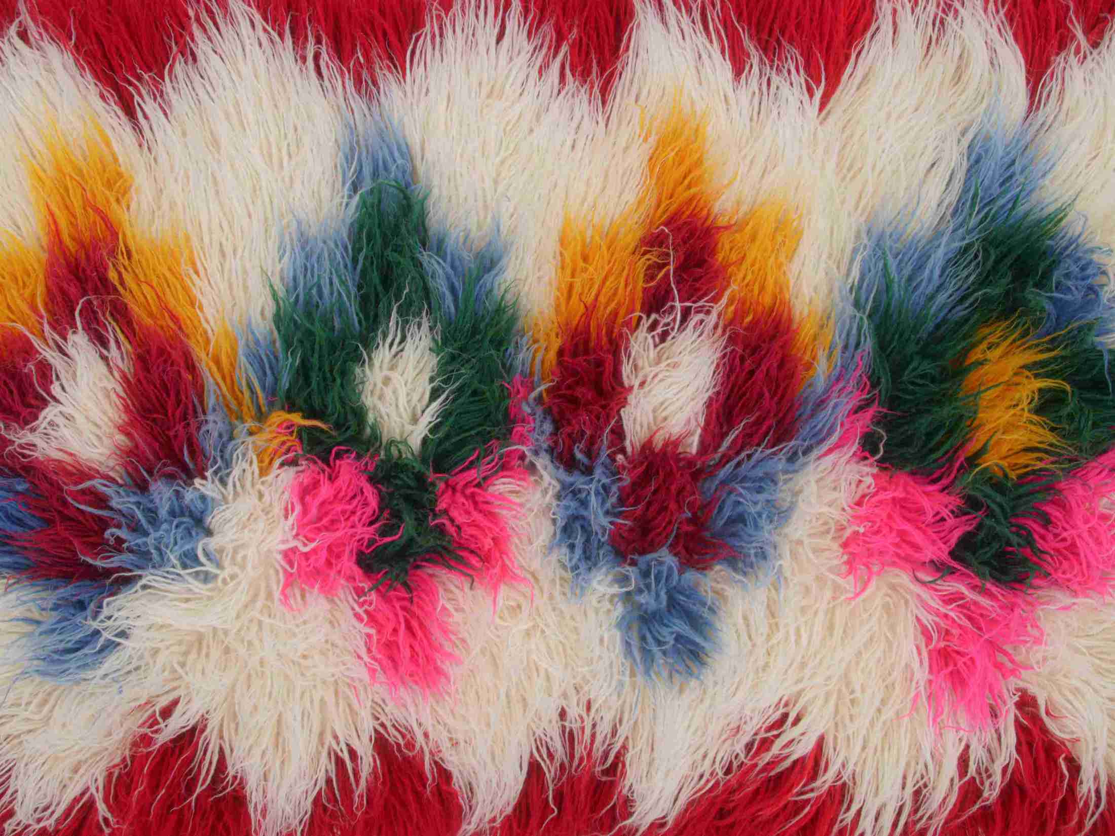 Authentic Vintage Turkish Tulu Rugs