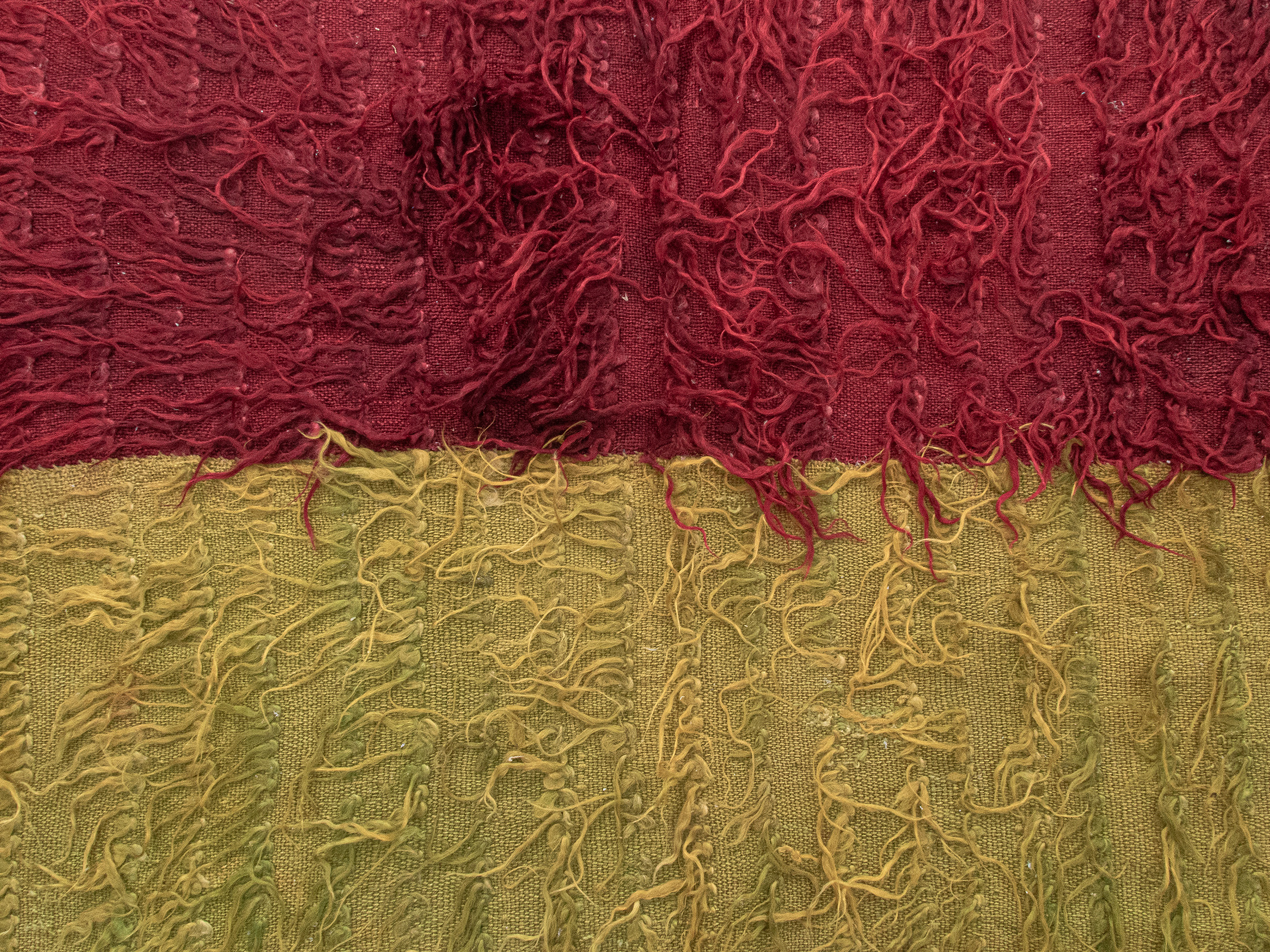 authentic vintage Turkish tulu rugs