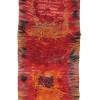 Authentic Vintage Turkish Tulu Rugs : Red-Yellow Runner | 96x298 cm 3.2x9.9 ft | TL051515 2 authentic vintage Turkish tulu rugs
