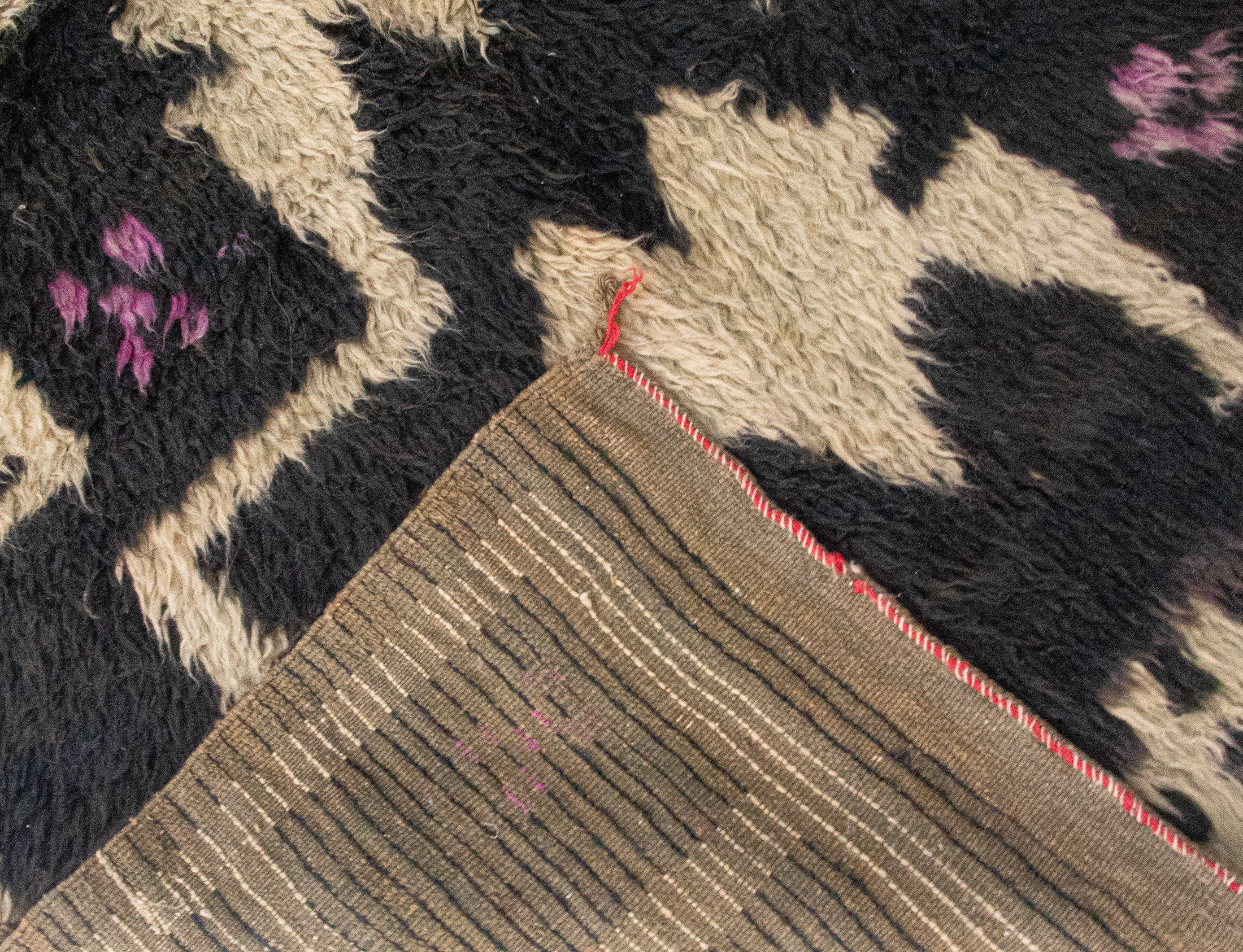 authentic vintage Turkish tulu rugs