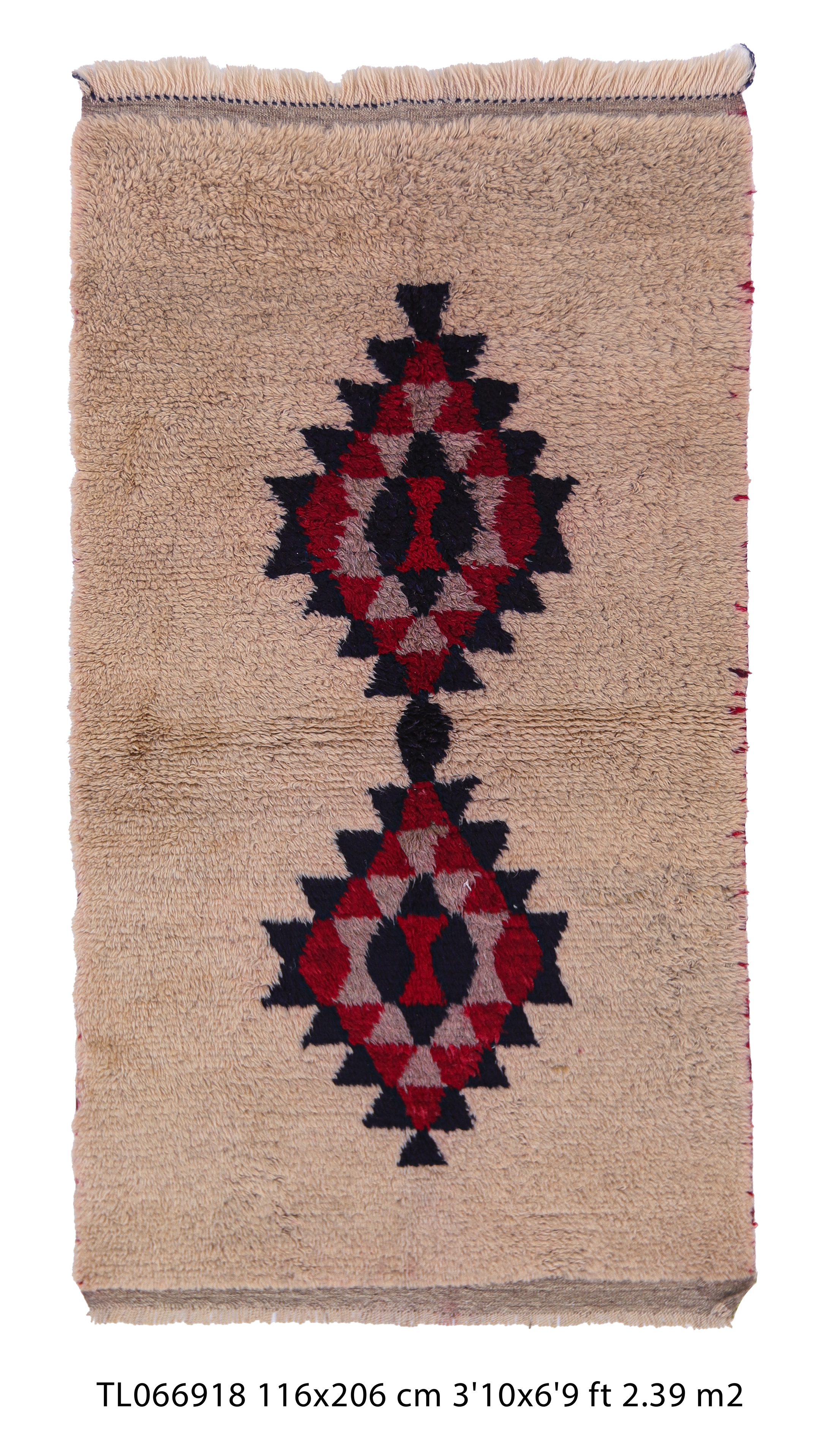 authentic vintage Turkish tulu rugs